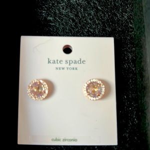 Beautiful, NWT, Kate Spade, sparkling earrings